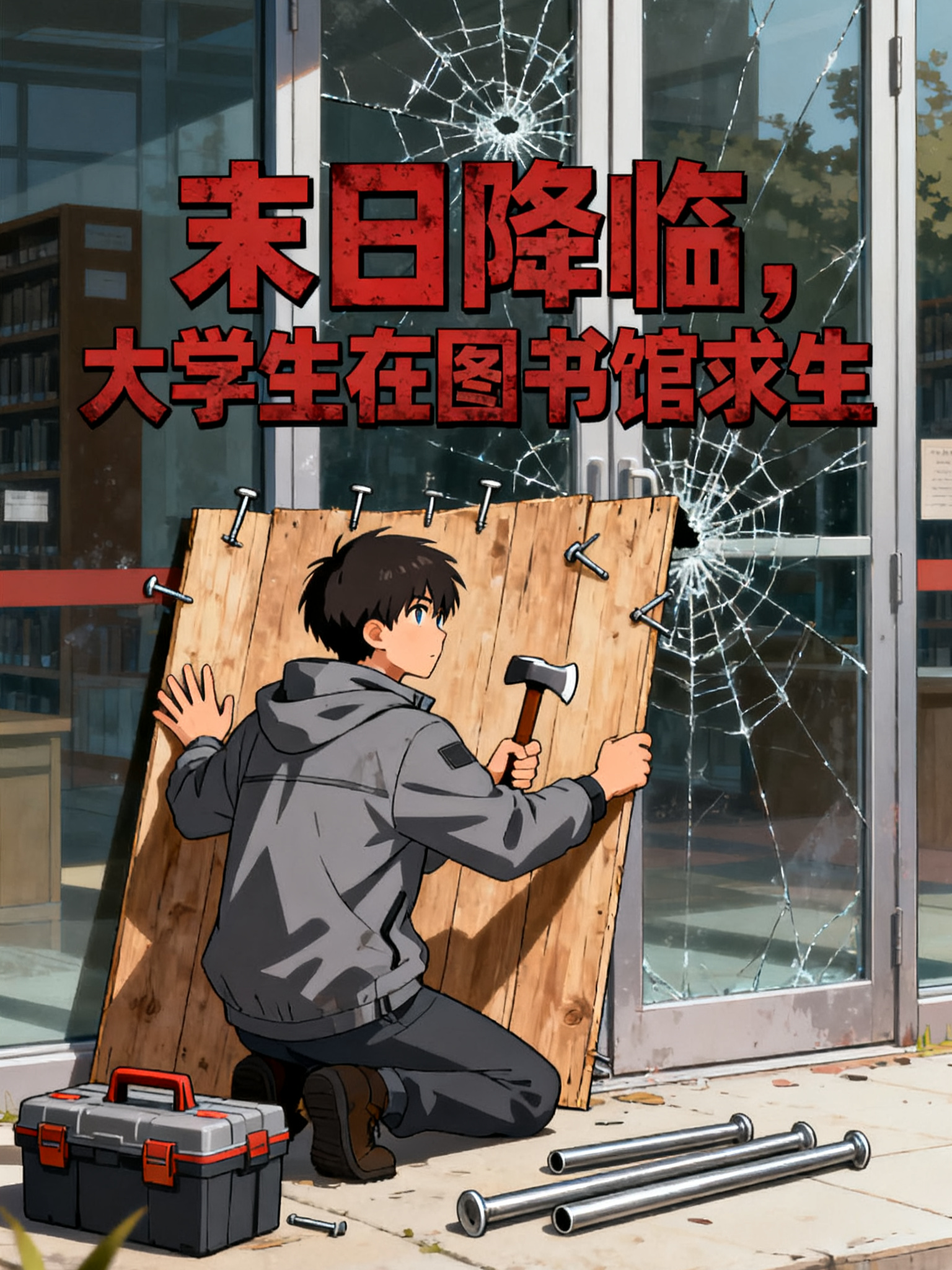 末日降临，大学生在图书馆求生