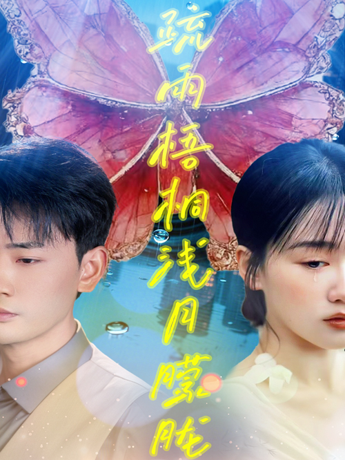 疏雨梧桐浅月朦胧