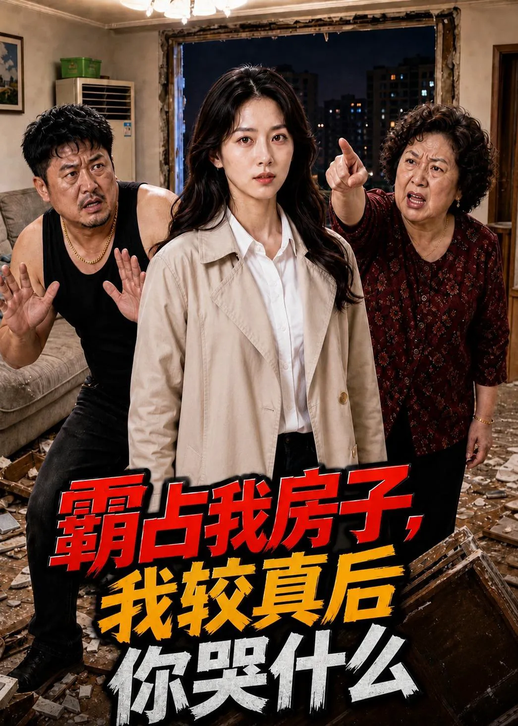 霸占我房子，我较真后你哭什么