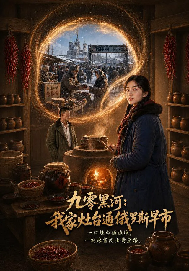 九零黑河：我家灶台通俄罗斯早市