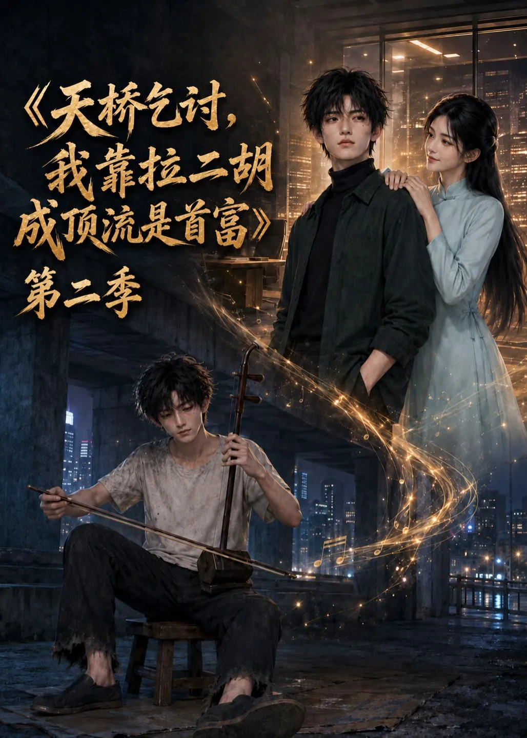 天桥乞讨，我靠拉二胡成顶流是首富第二季