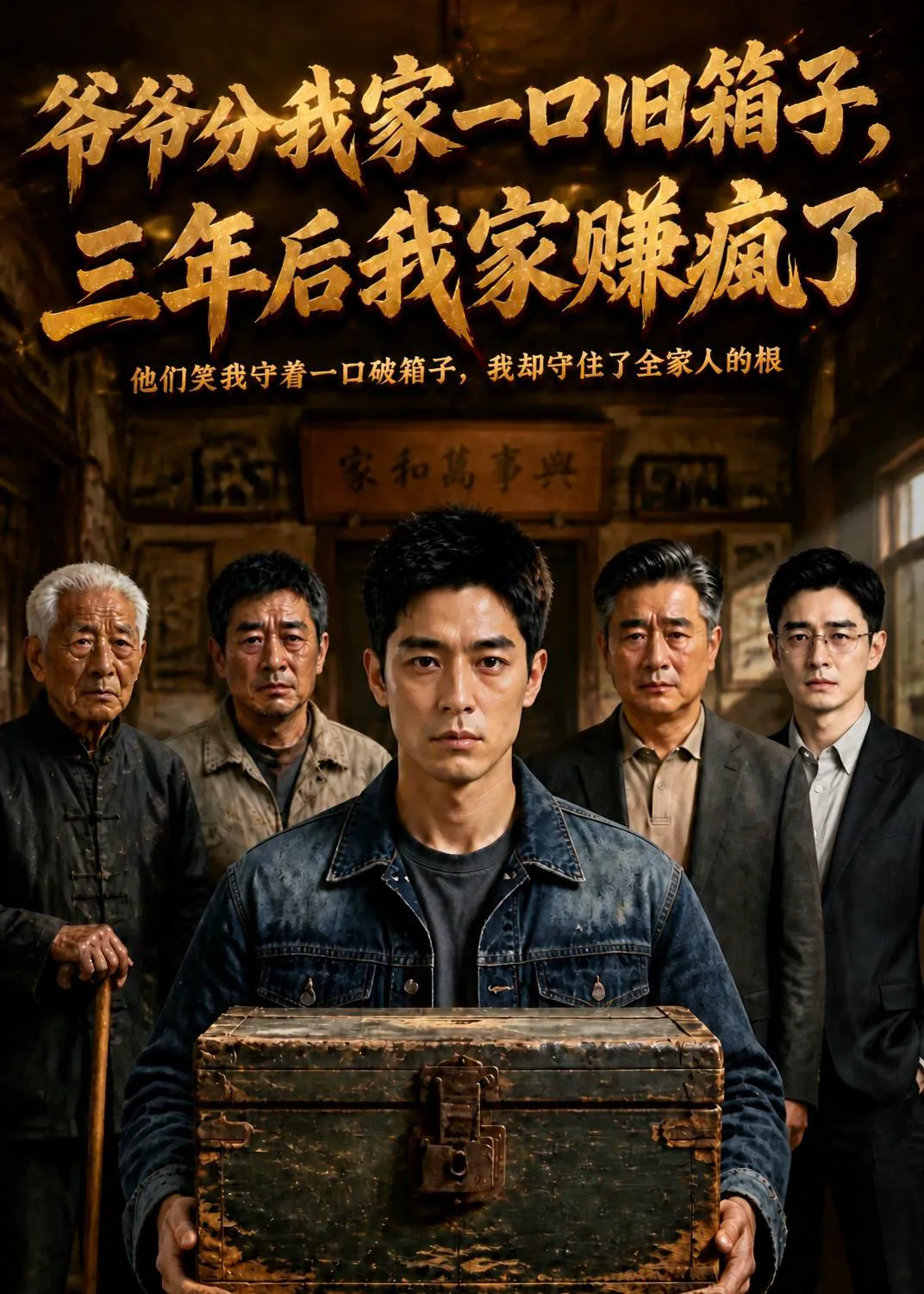 爷爷分我家一口旧箱子，三年后我家赚疯了