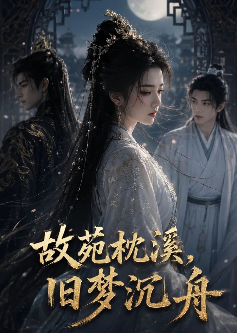 故苑枕溪，旧梦沉舟