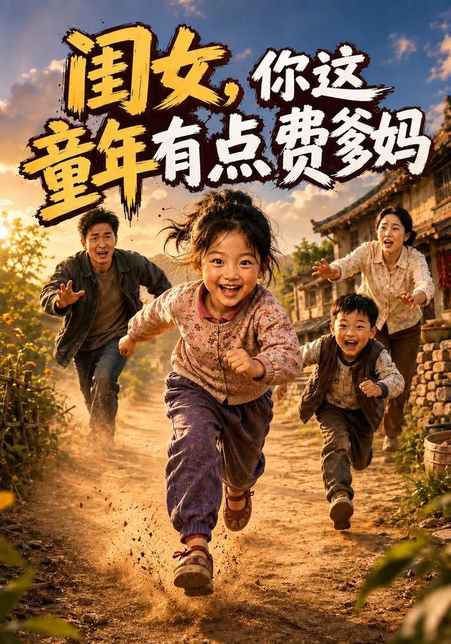 闺女，你这童年有点费爹妈