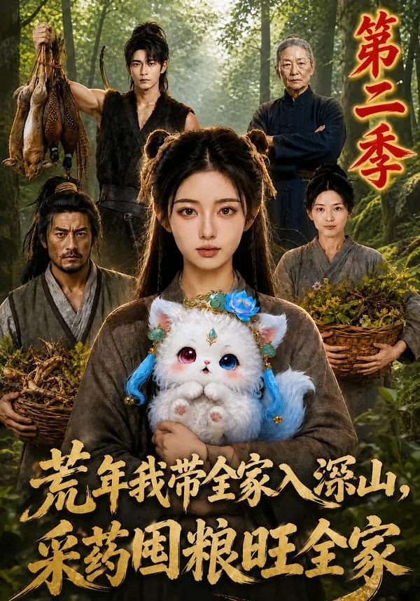 荒年我带全家入深山，采药囤粮旺全家第二季
