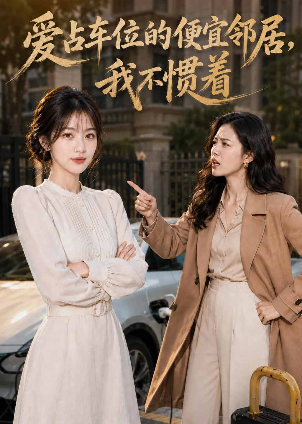 爱占车位的便宜邻居，我不惯着