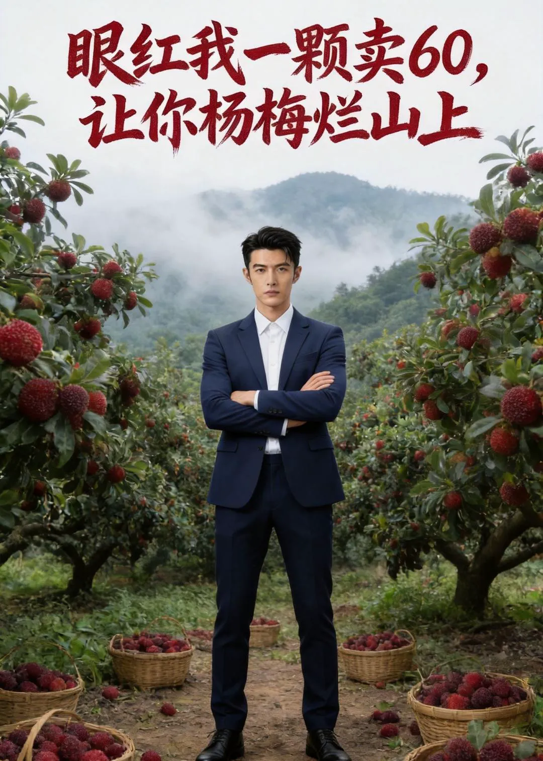 眼红我一颗卖60，让你杨梅烂山上