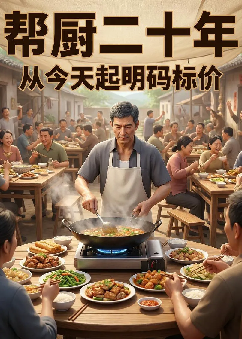 帮厨二十年，从今天起明码标价