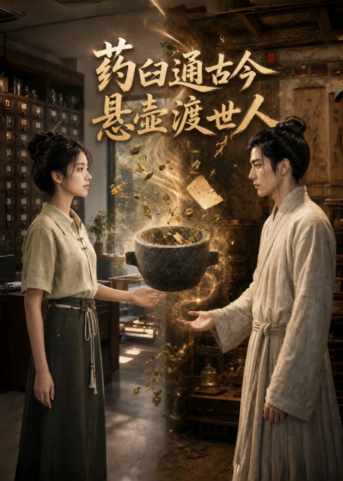 药臼通古今，悬壶渡世人