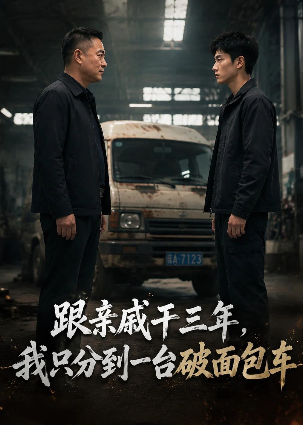 跟亲戚干三年，我只分到一台破面包车