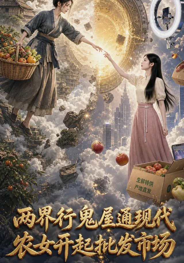 两界行鬼屋通现代，农女开起批发市场