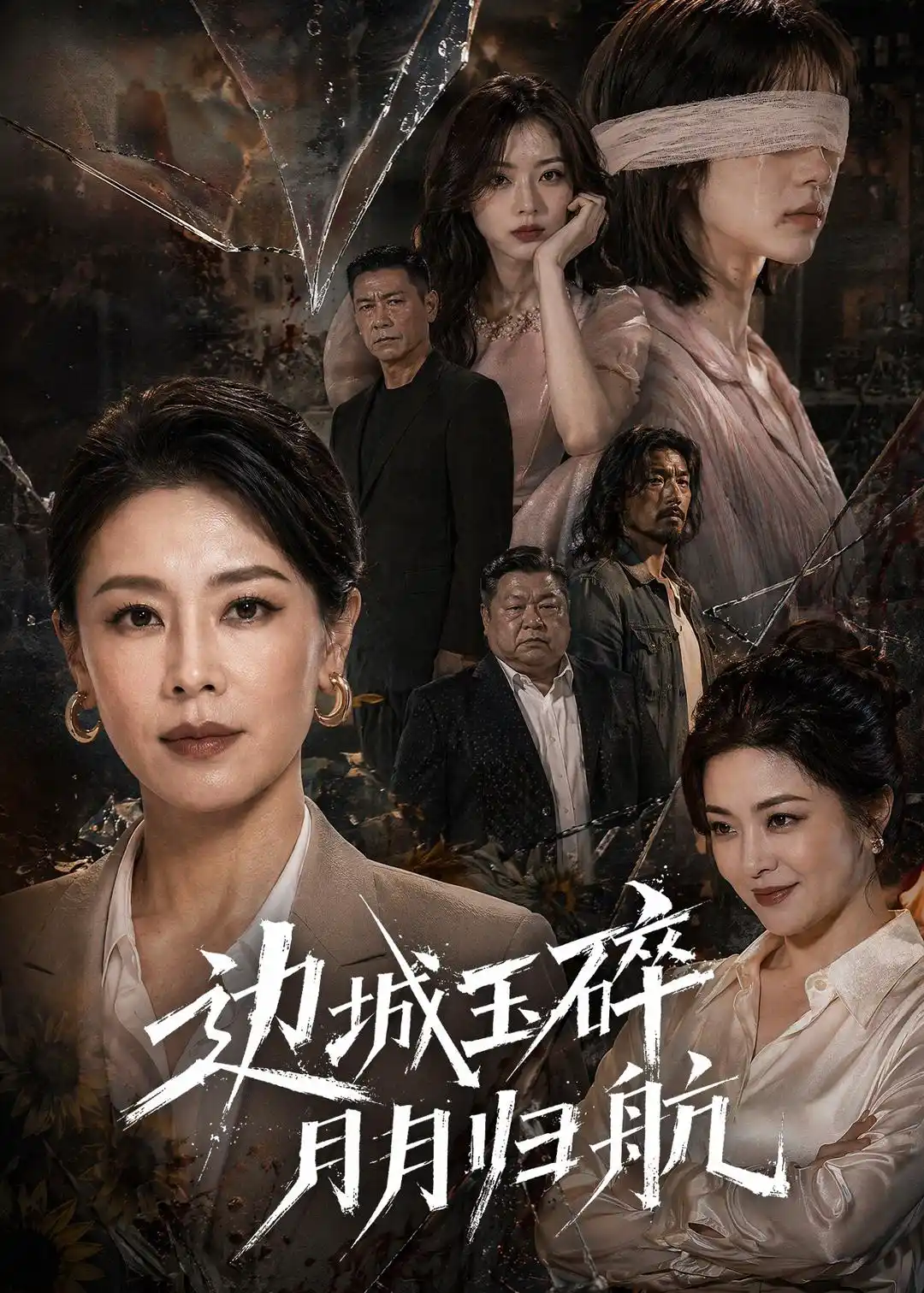 边城玉碎，月月归