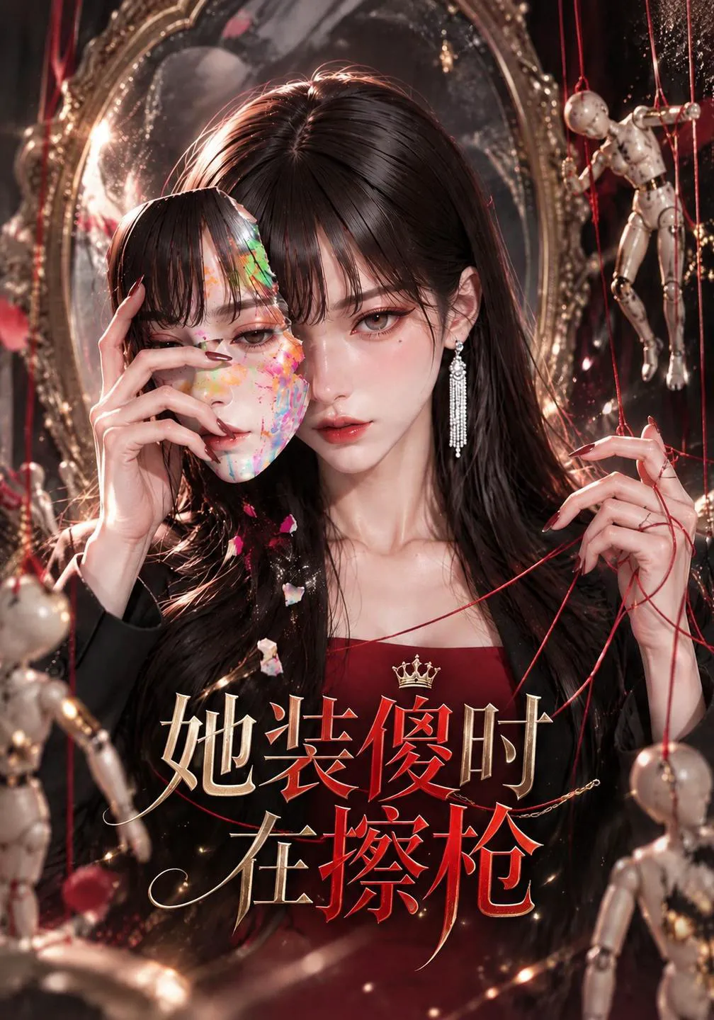 她装傻时在擦枪