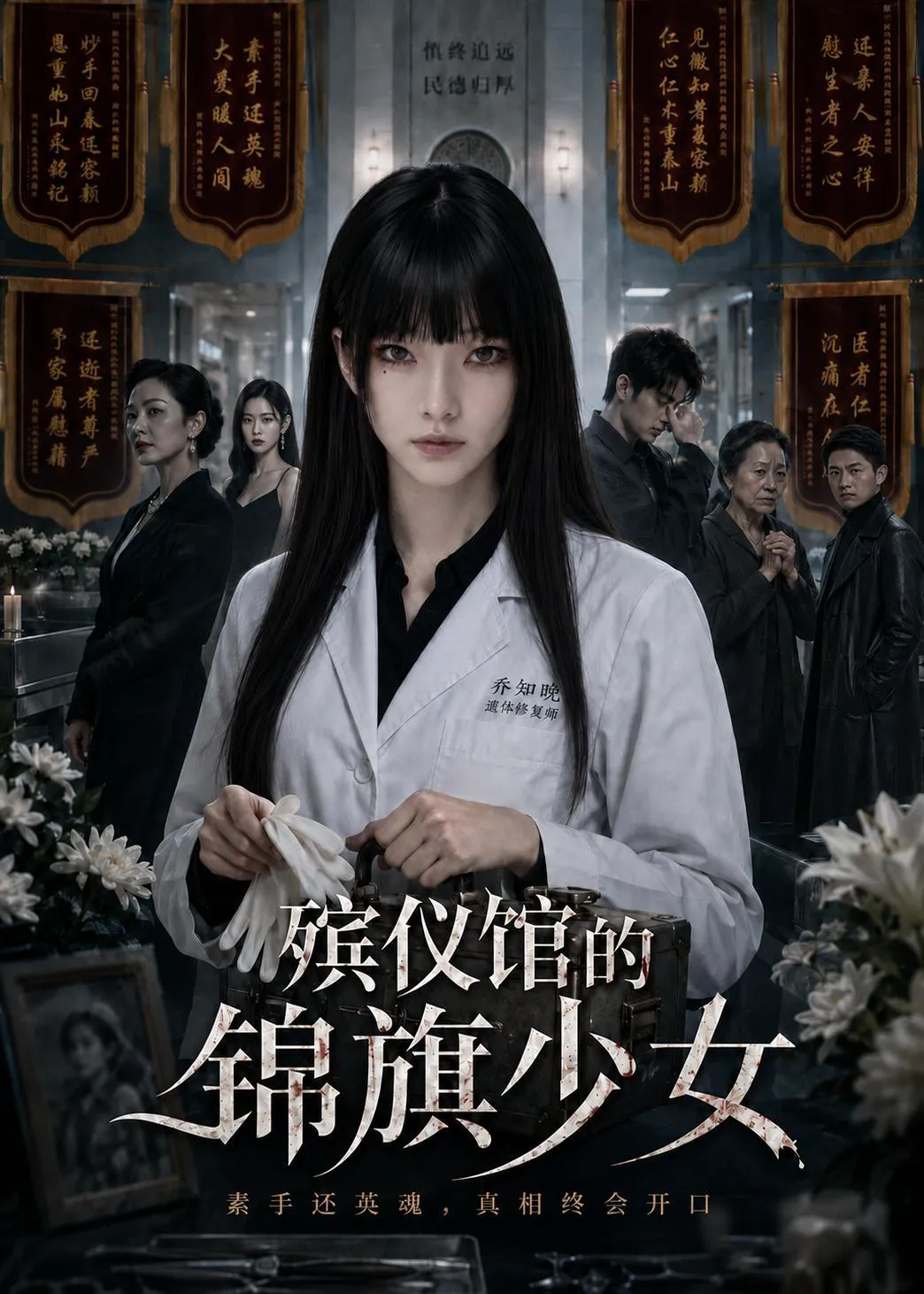 殡仪馆的锦旗少女