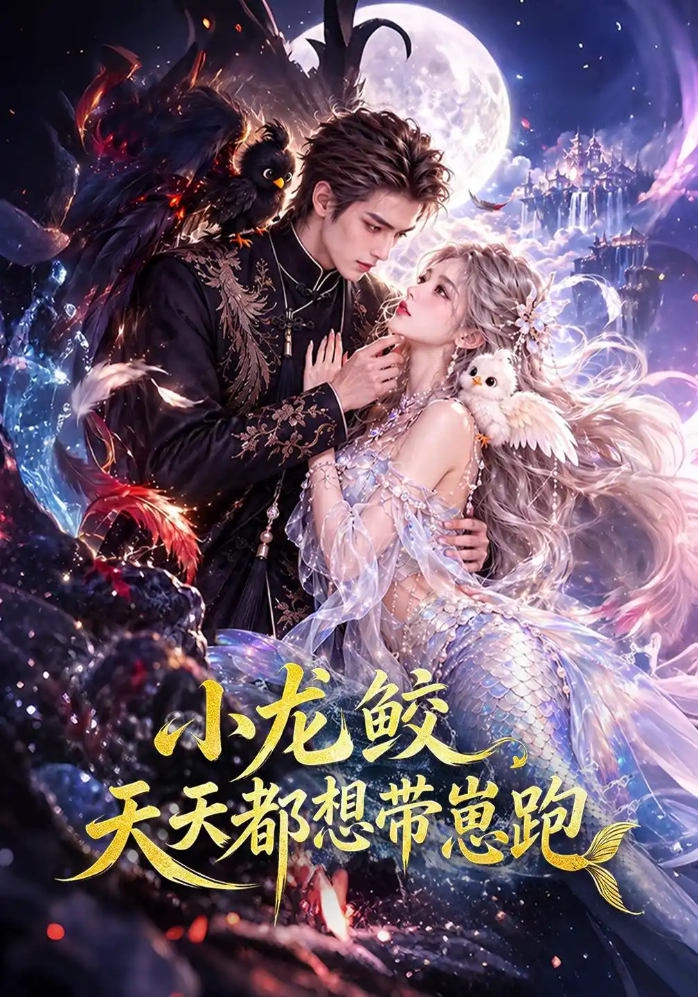 小龙鲛天天都想带崽跑
