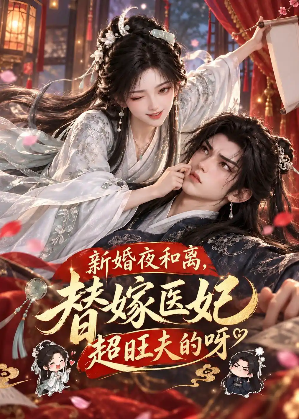 新婚夜和离，替嫁医妃超旺夫的呀