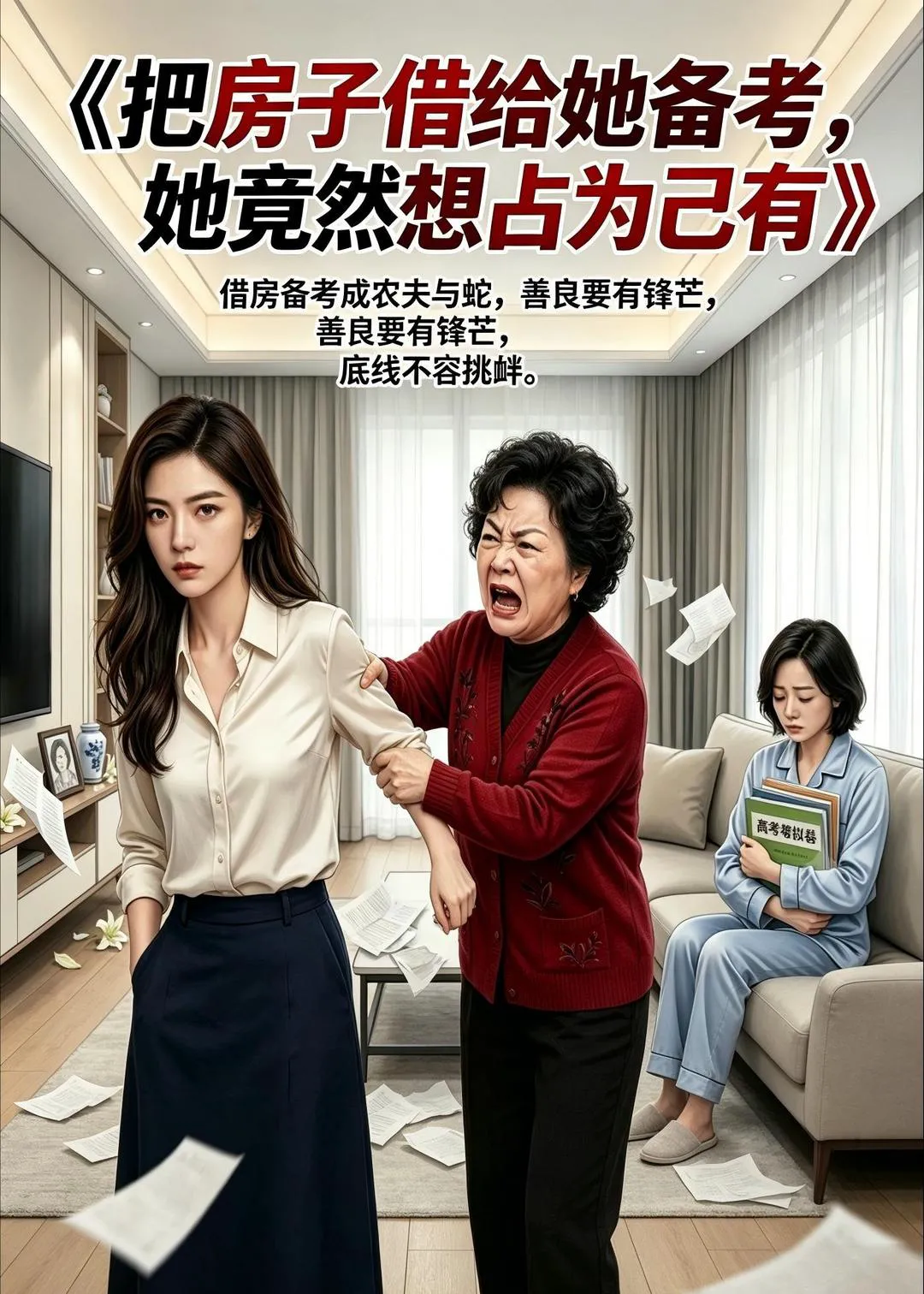 把房子借给她备考，她竟然想占为己有