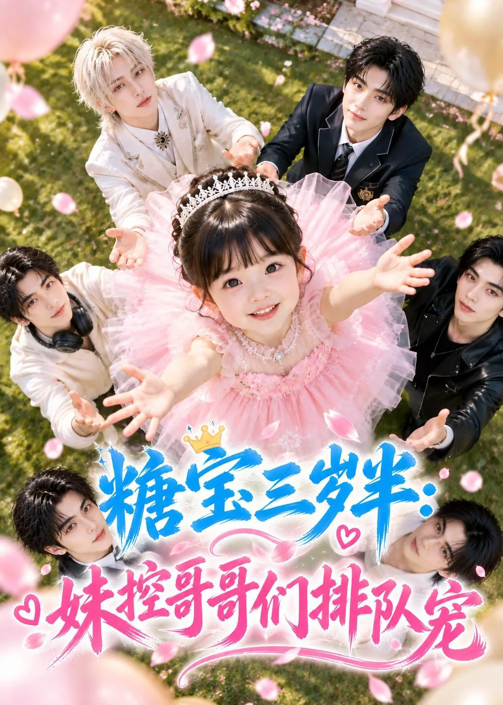 糖宝三岁半：妹控哥哥们排队宠