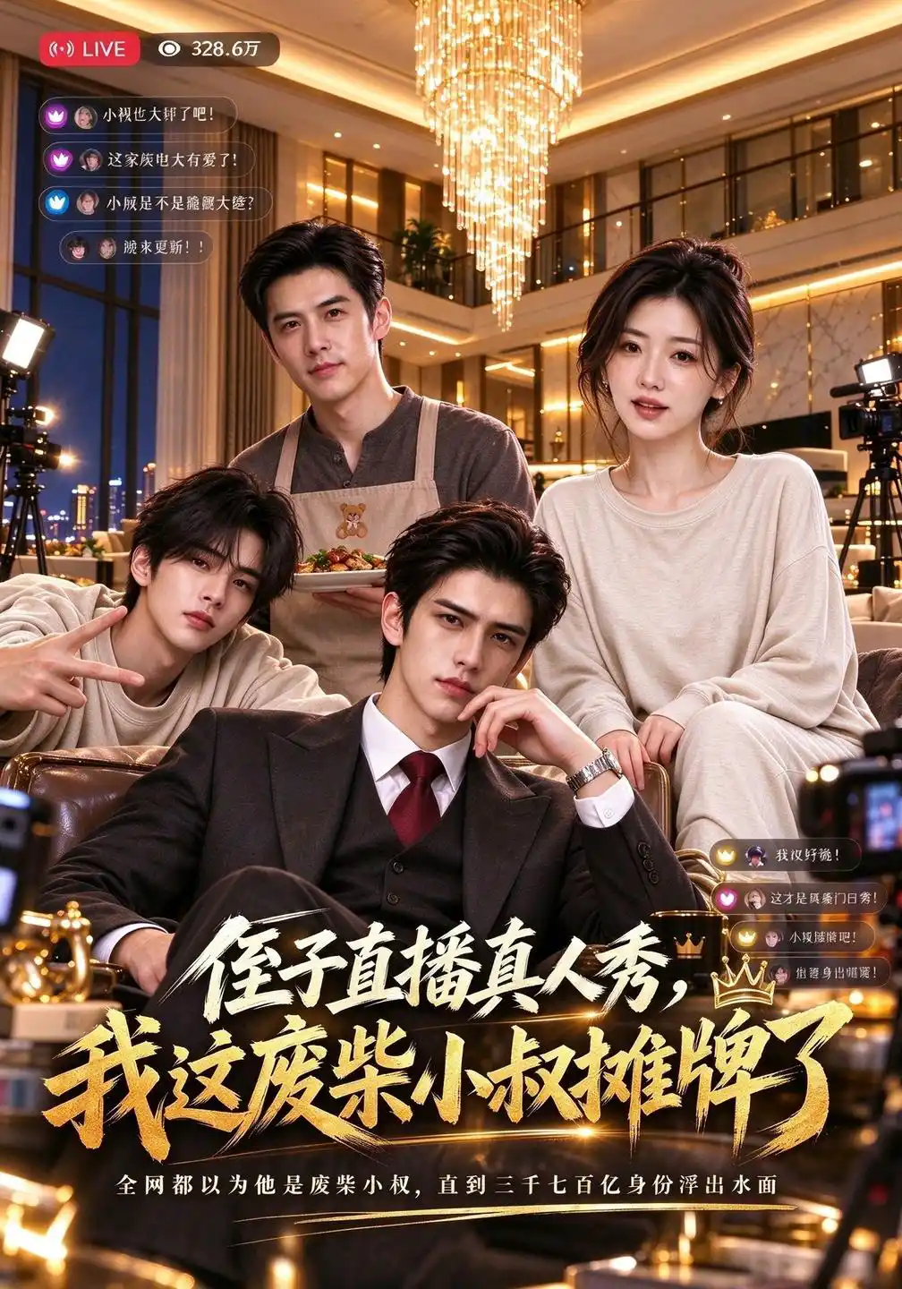侄子直播真人秀，我这废柴小叔摊牌了