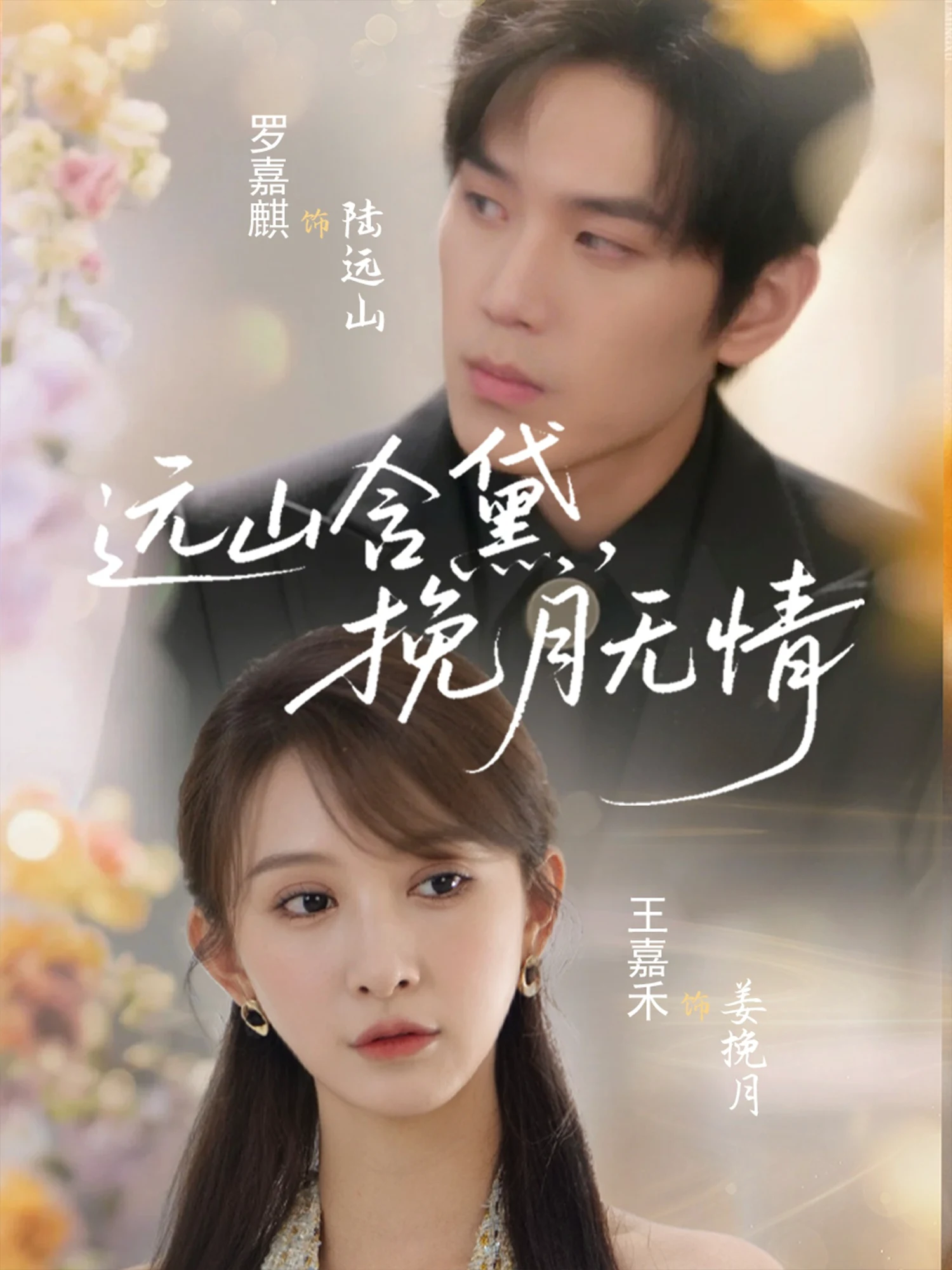 远山含黛挽月无情