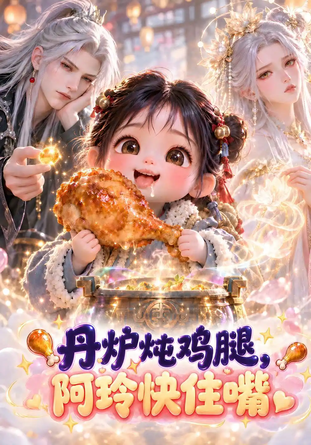 丹炉炖鸡腿，阿玲快住嘴