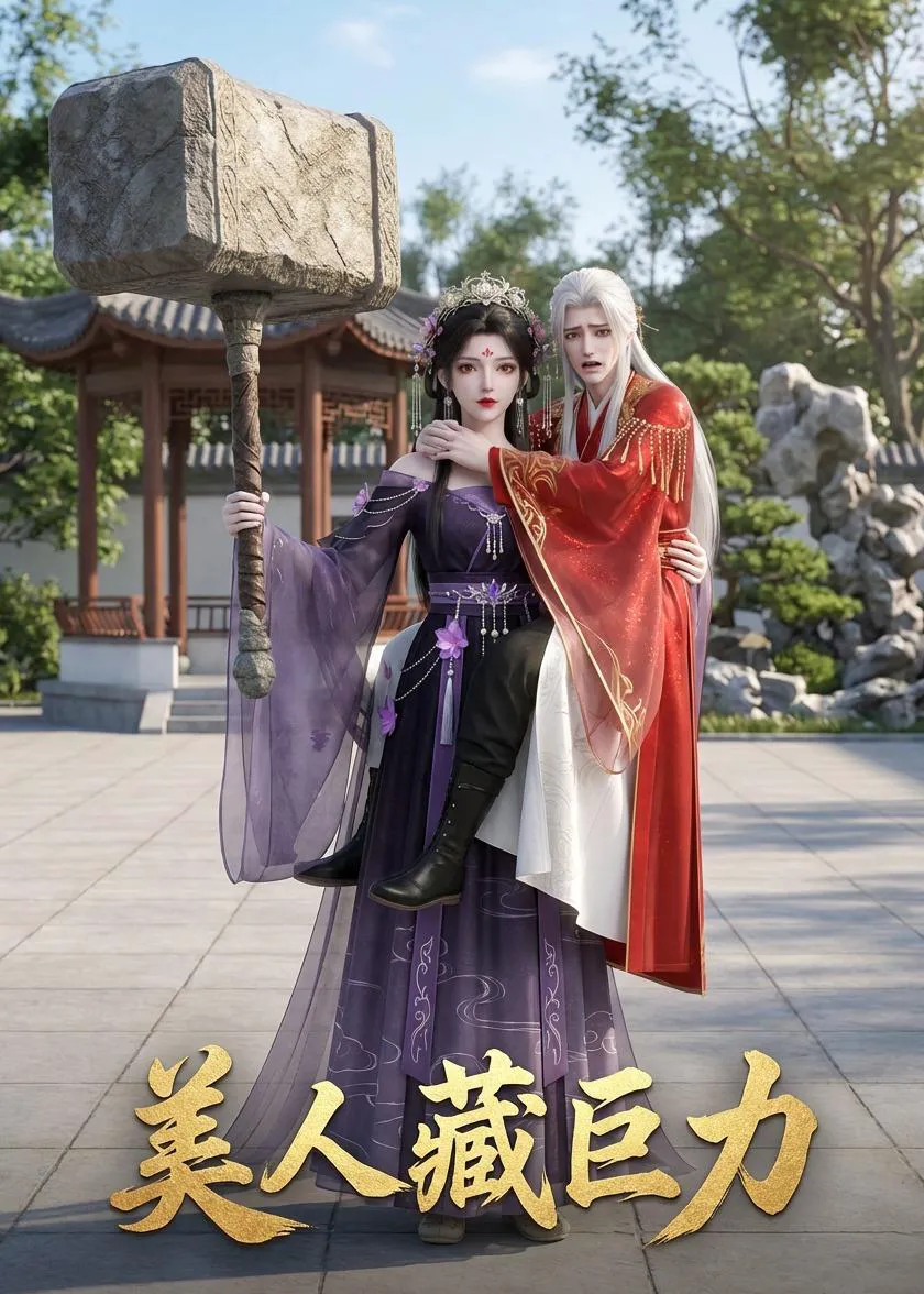 美人藏巨力