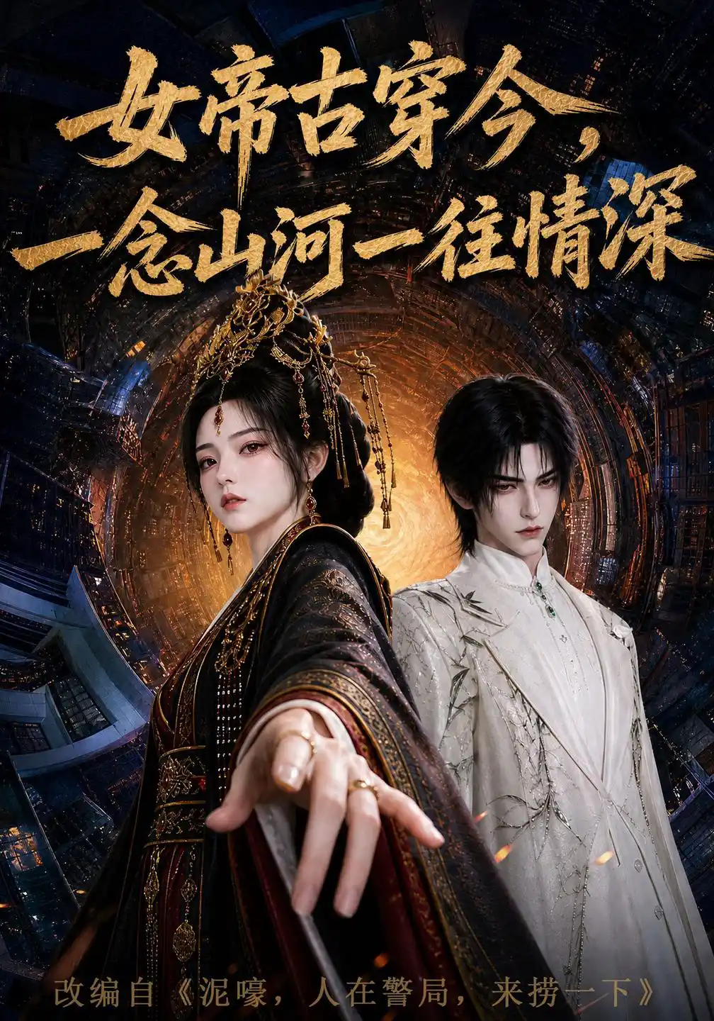 女帝古穿今，一念山河一往情深