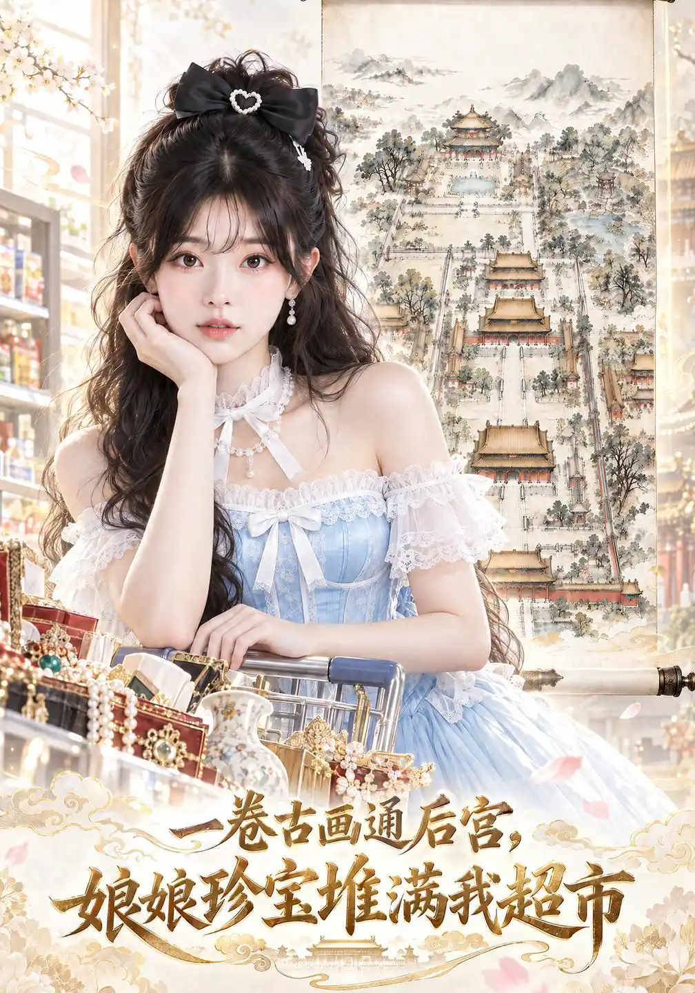 一卷古画通后宫，娘娘珍宝堆满我超市