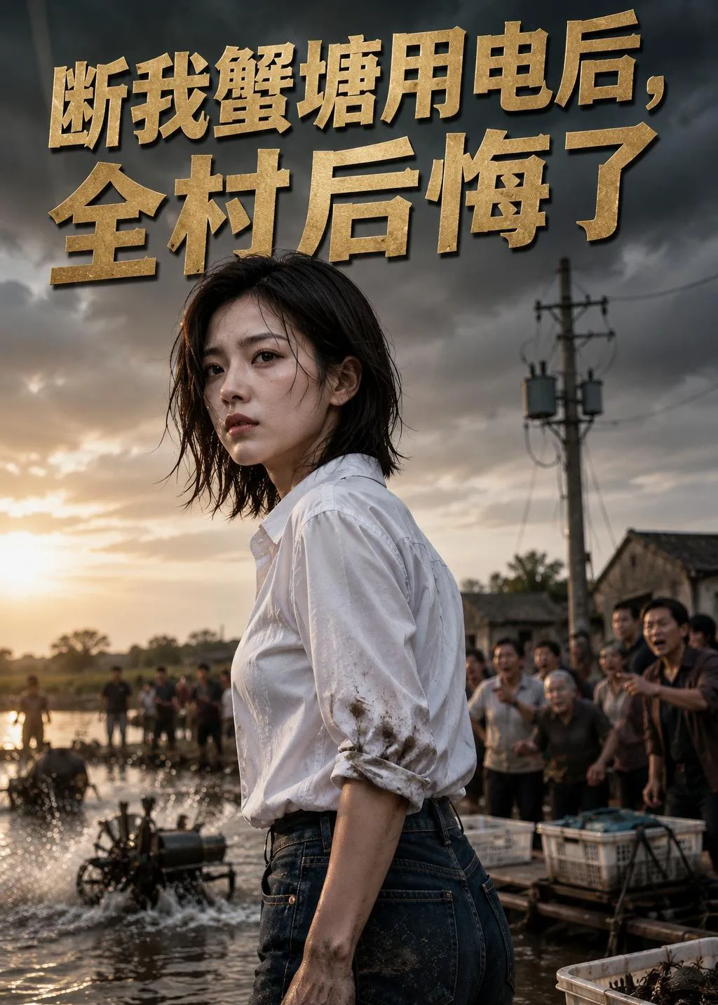 断我蟹塘用电后，全村后悔了