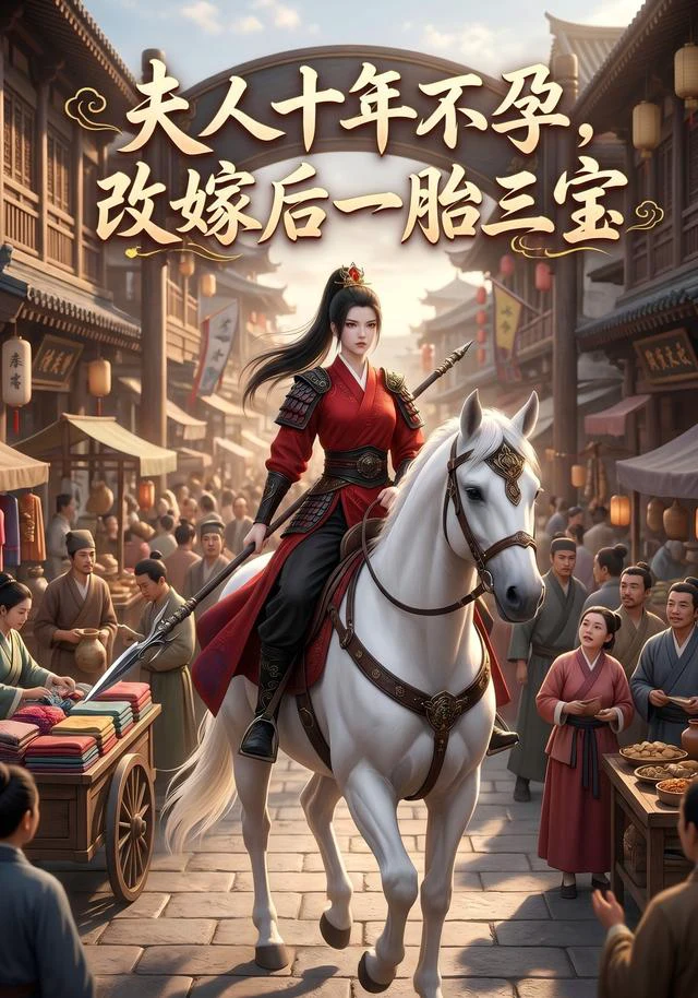 夫人十年，不孕改嫁后一胎三宝！