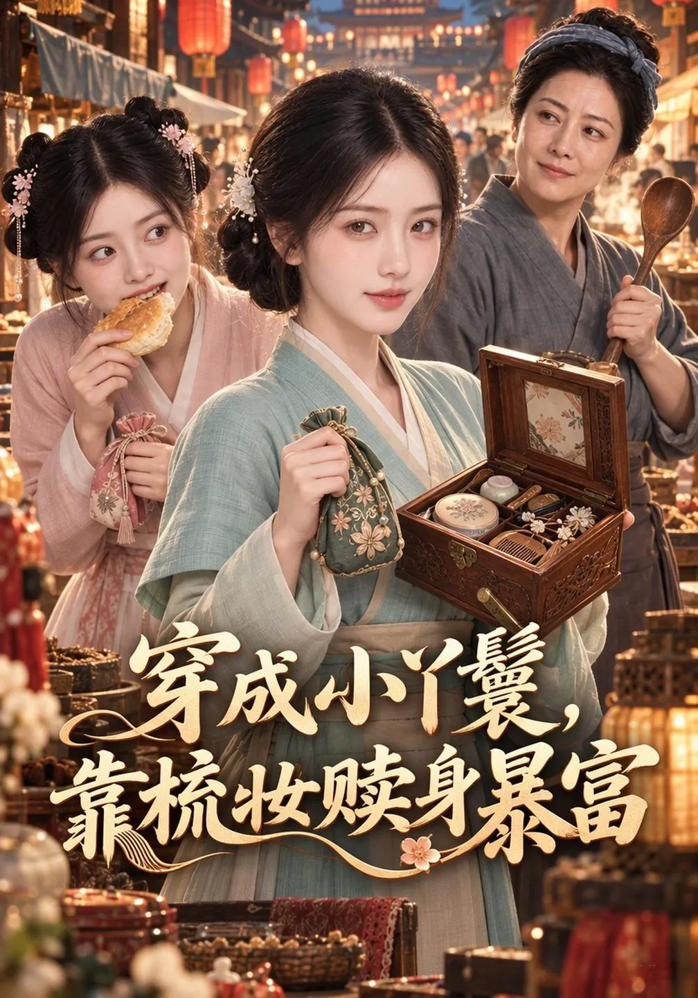 穿成小丫鬟，靠梳妆赎身暴富