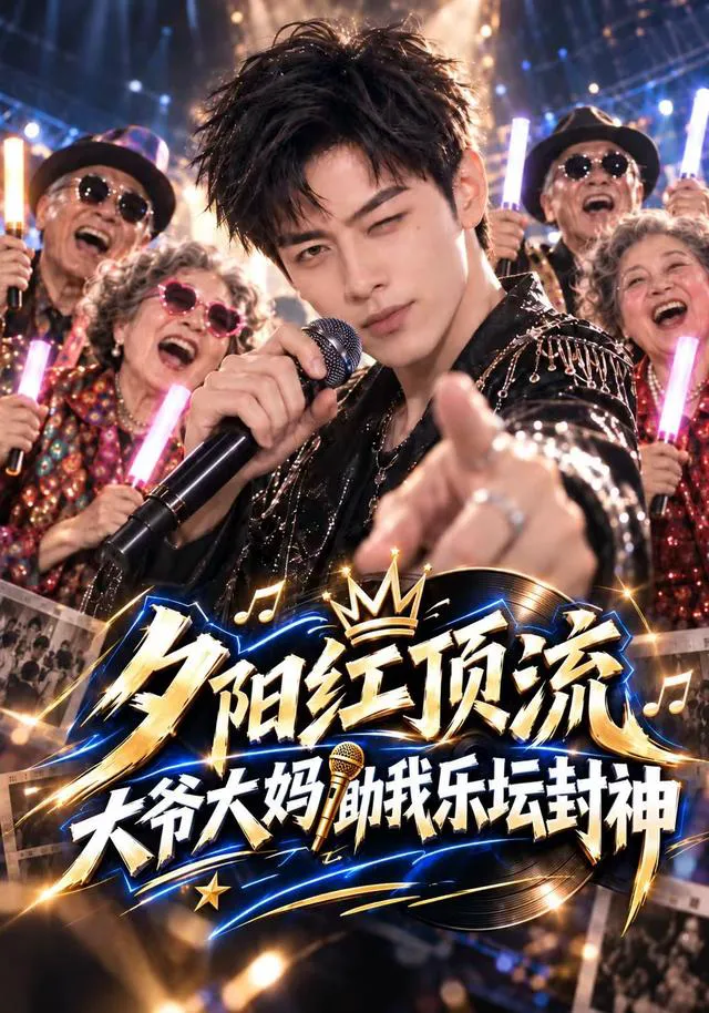 夕阳红顶流，大爷大妈助我乐坛封神