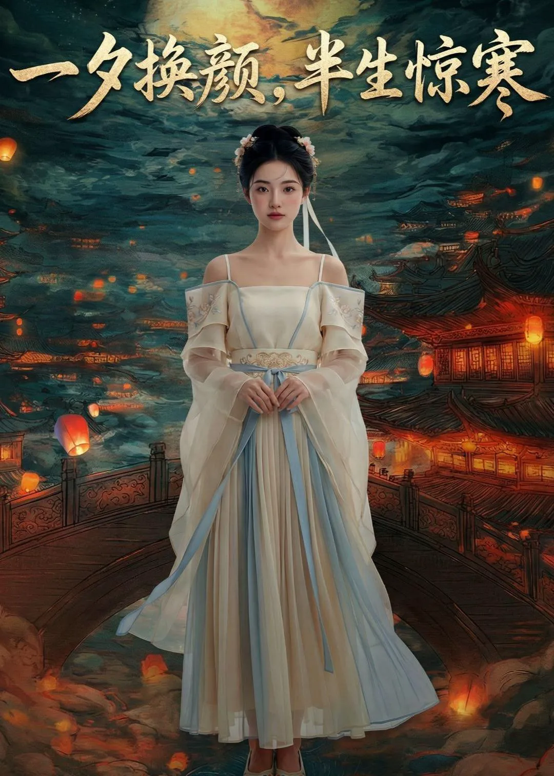 一夕换颜，半生惊寒