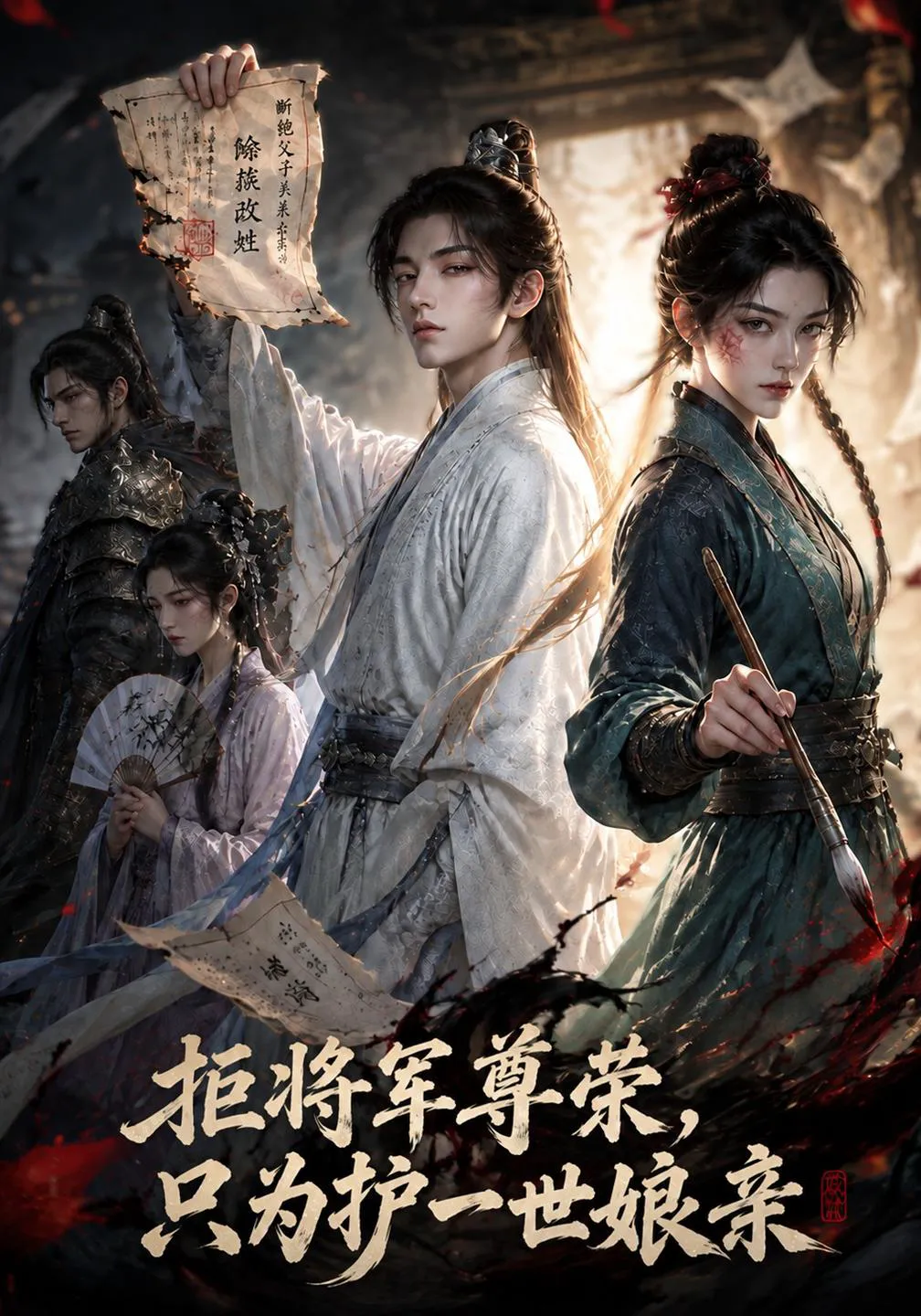 拒将军尊荣，只为护一世娘亲