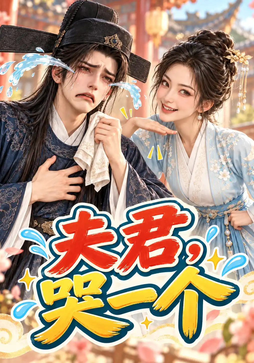 夫君，哭一个