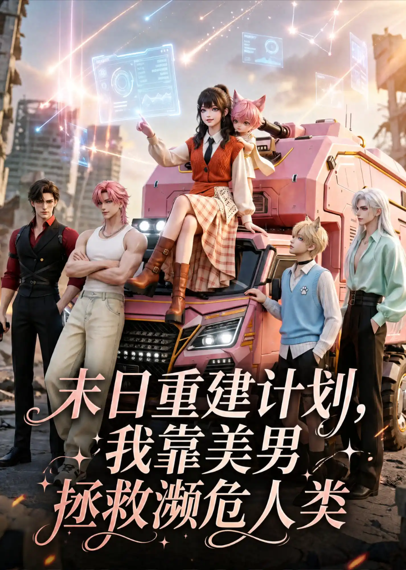 末日重建计划，我靠美男拯救濒危人类
