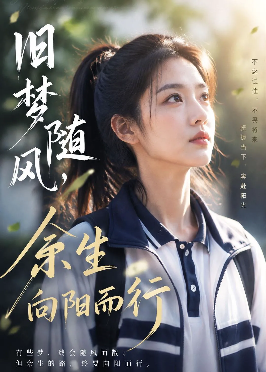 旧梦随风，余生向阳而行