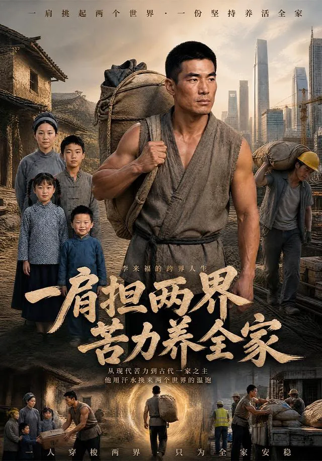 一肩担两界，苦力养全家