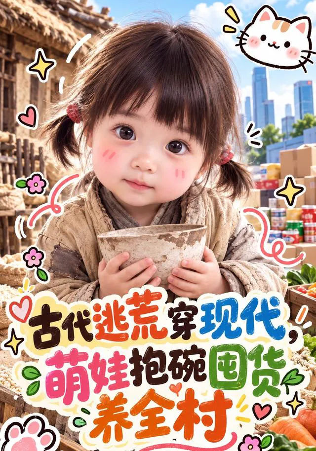 古代逃荒穿现代，萌娃抱碗国货养全村