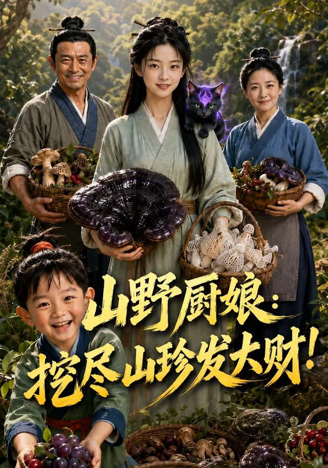 山野厨娘：挖尽山珍发大财！