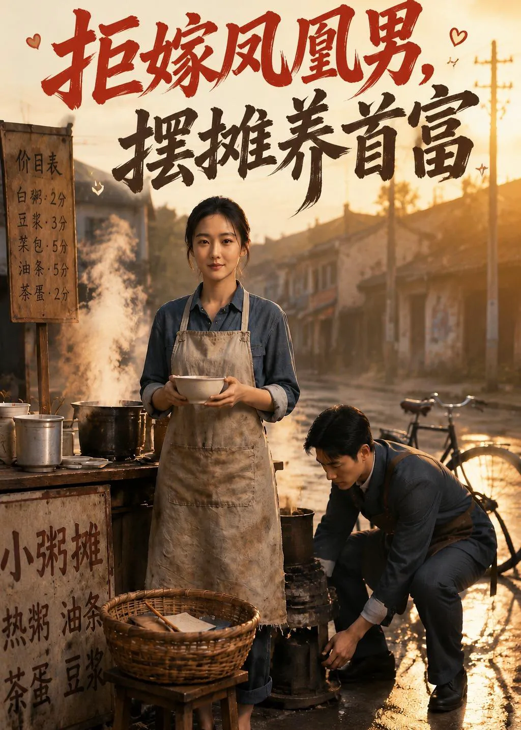 拒嫁风凰男，摆摊养首富