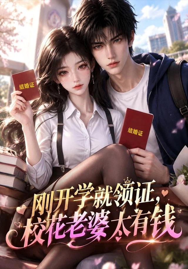 刚开学就领证，校花老婆太有钱