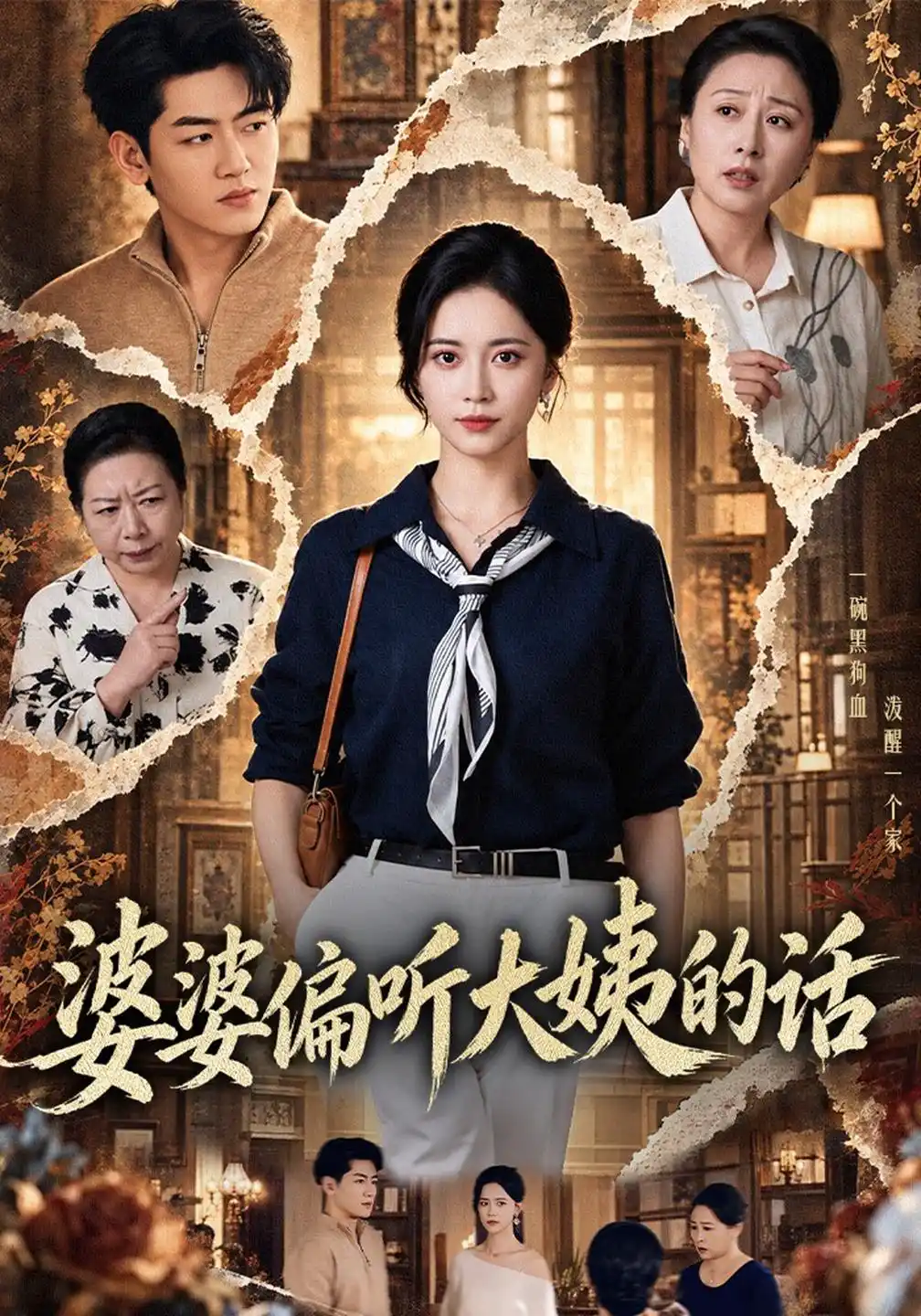 婆婆偏听大姨的话
