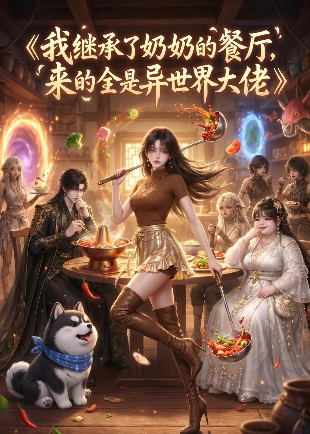 我继承了奶奶的餐厅，来的全是异世界大佬