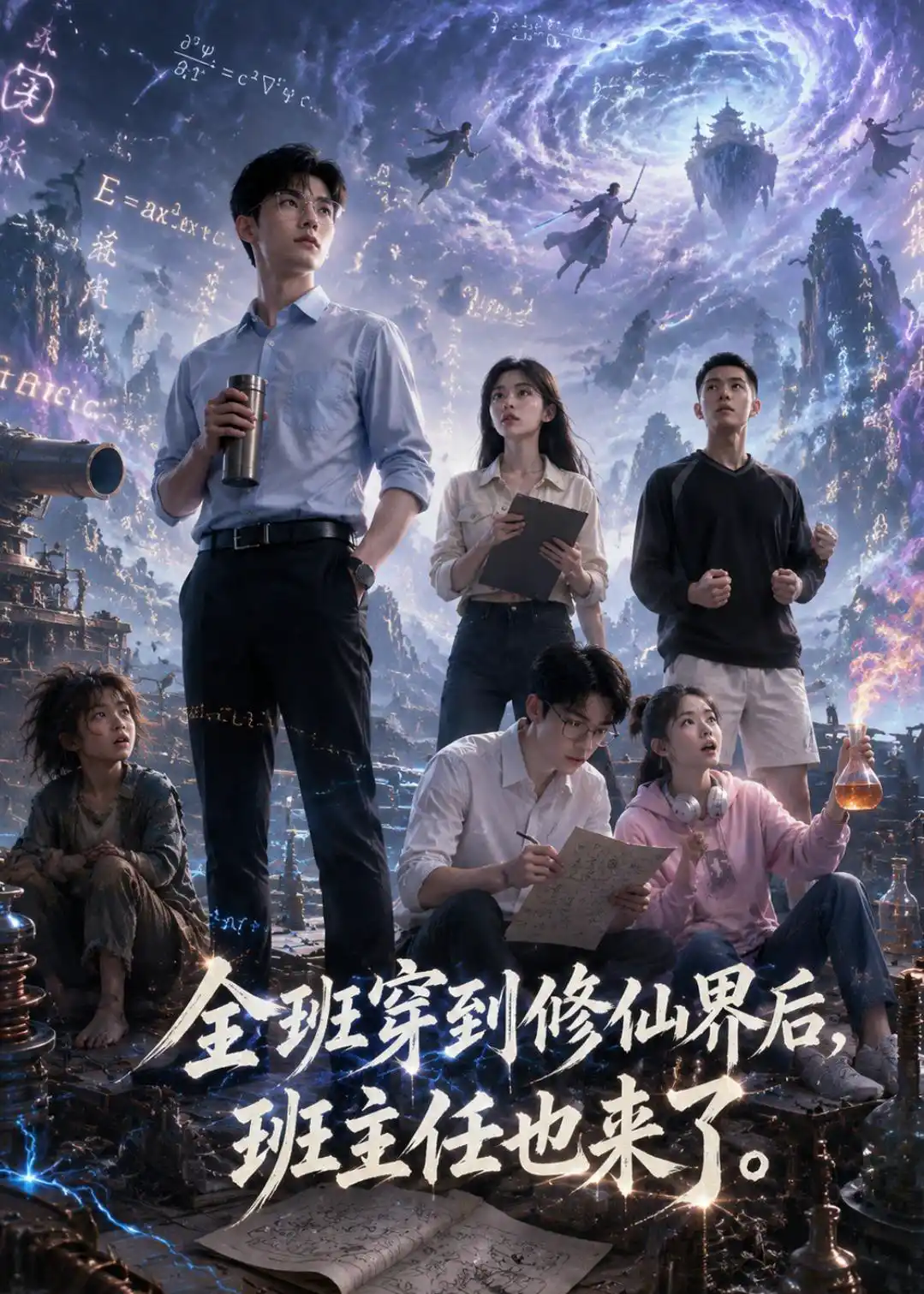 全班穿到修仙界后，班主任也来了
