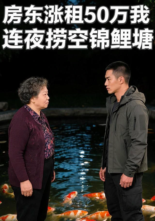 房东涨租50万我连夜捞空锦鲤塘