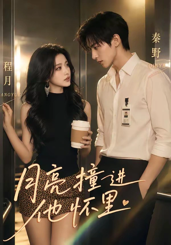 月亮撞进他怀里