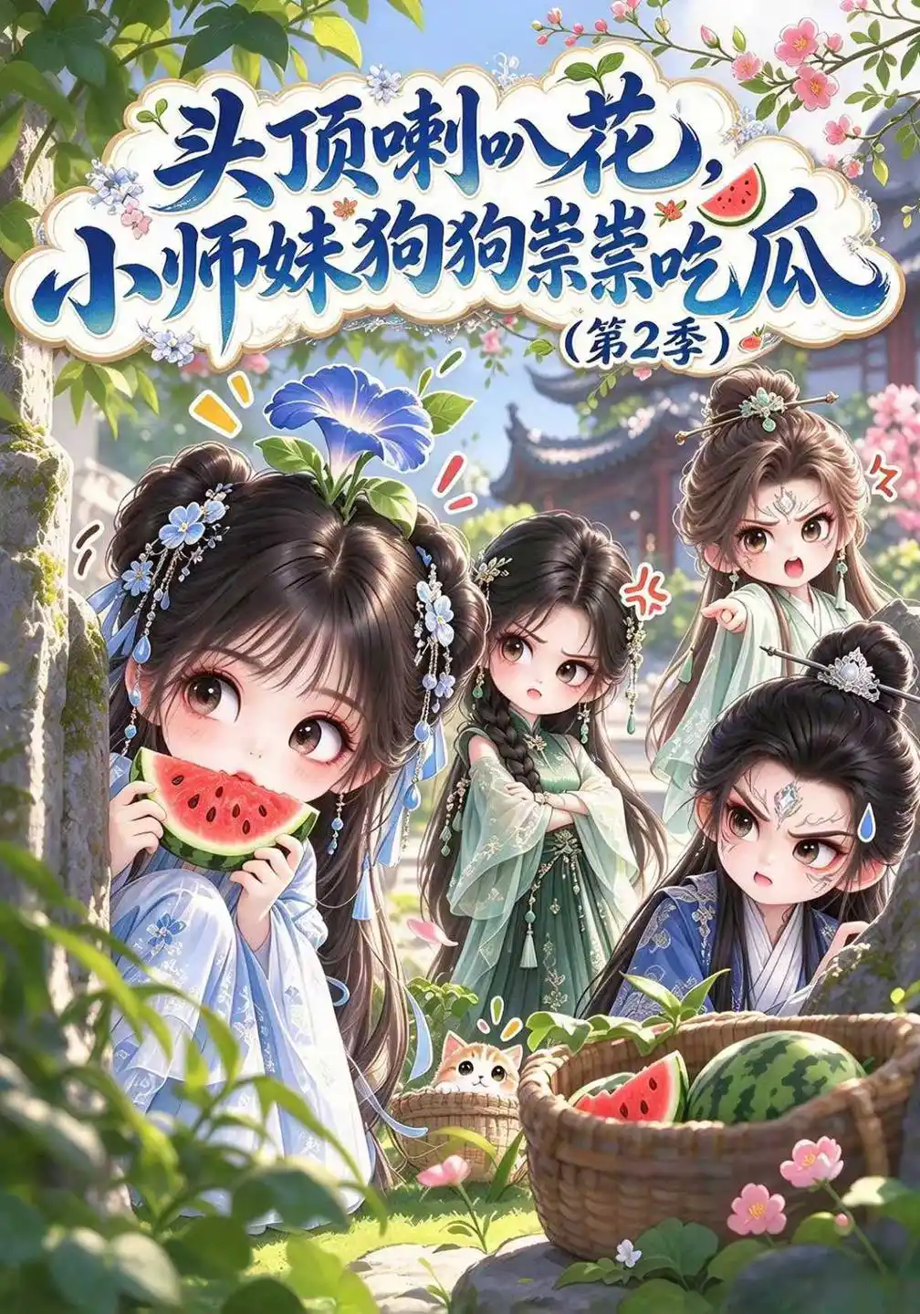 头顶喇叭花，小师妹狗狗祟祟吃瓜2