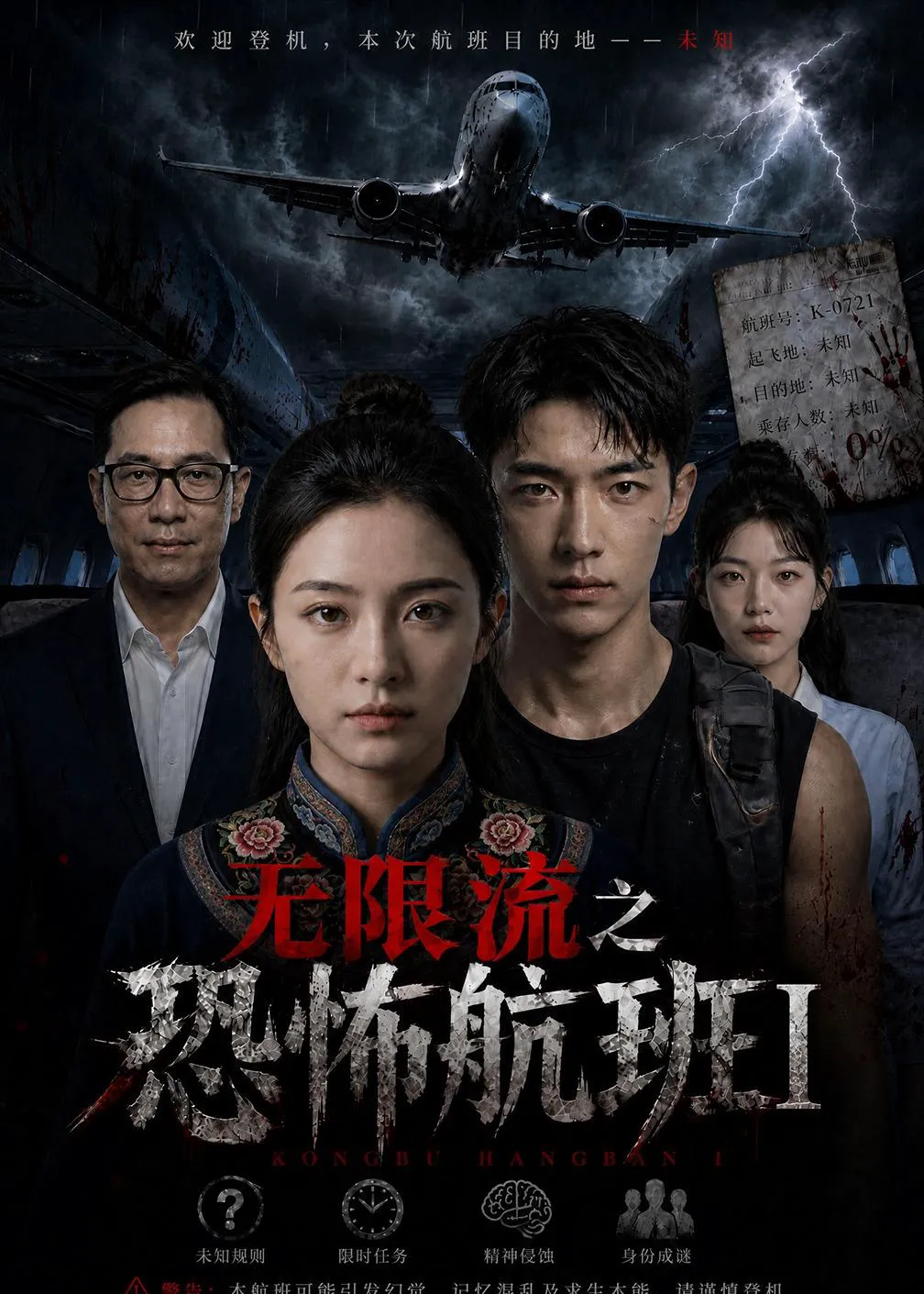 无限流之kong怖航班1