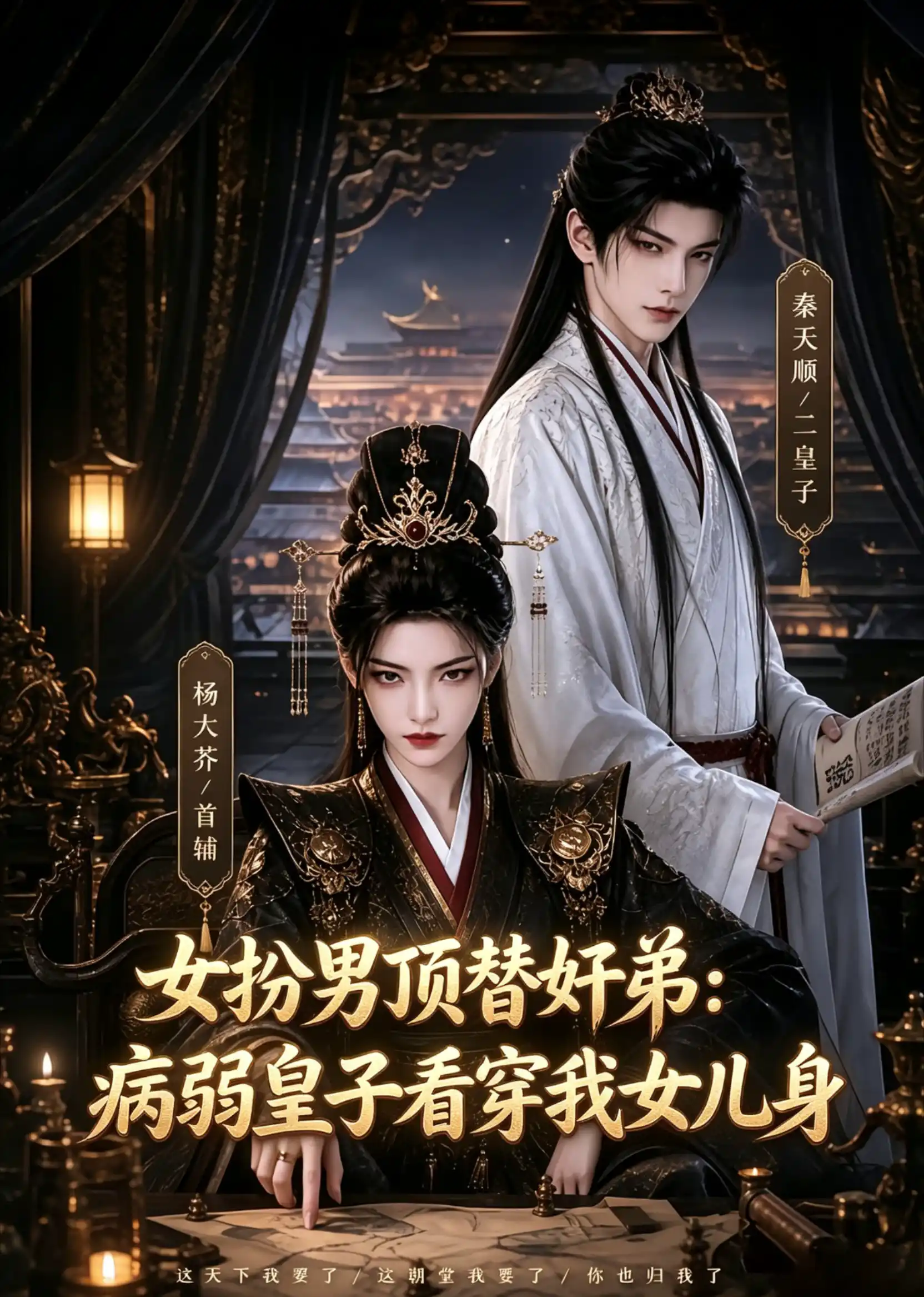 女扮男顶替奸弟：病弱皇子看穿我女儿身